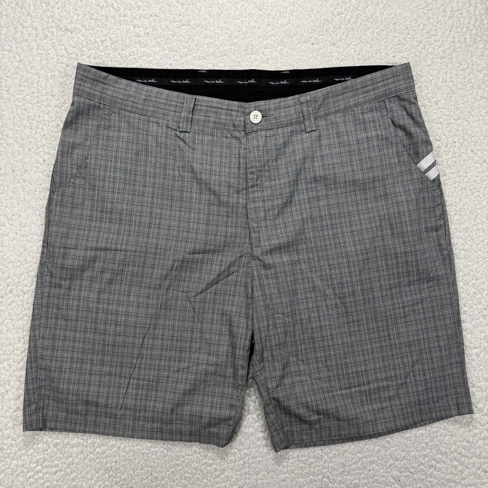 Travis Mathew Shorts Men's 38 Plaid Golf‎ Casual Performance Stretch Athleisure